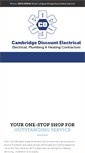 Mobile Screenshot of cambridgediscountelectrical.com